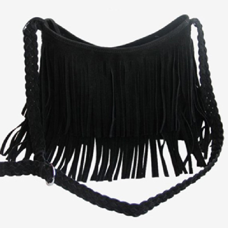 Borsa a tracolla con nappine per donna