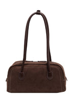 Borsa a tracolla retrò opaca borsa a cuscino casual