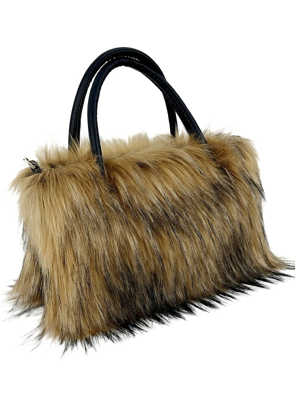 Borsa a tracolla alla moda in peluche con catena
