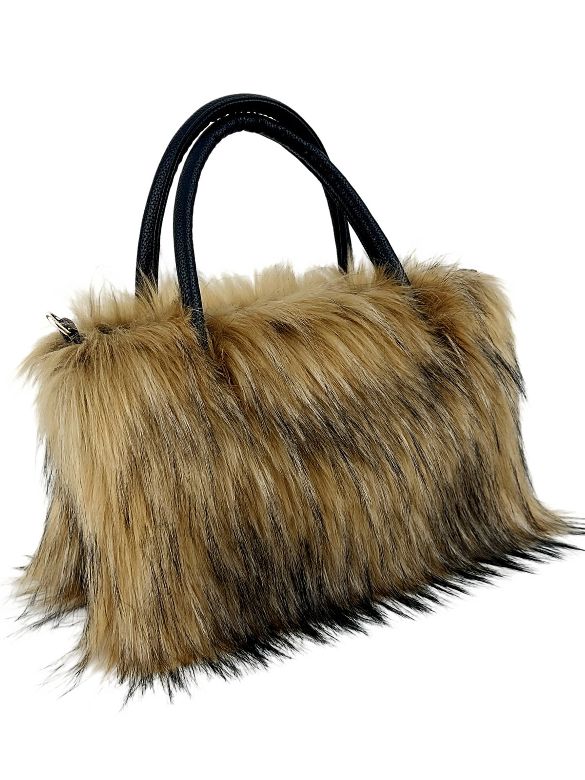 Borsa a tracolla alla moda in peluche con catena