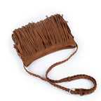 Borsa a tracolla con nappine da donna