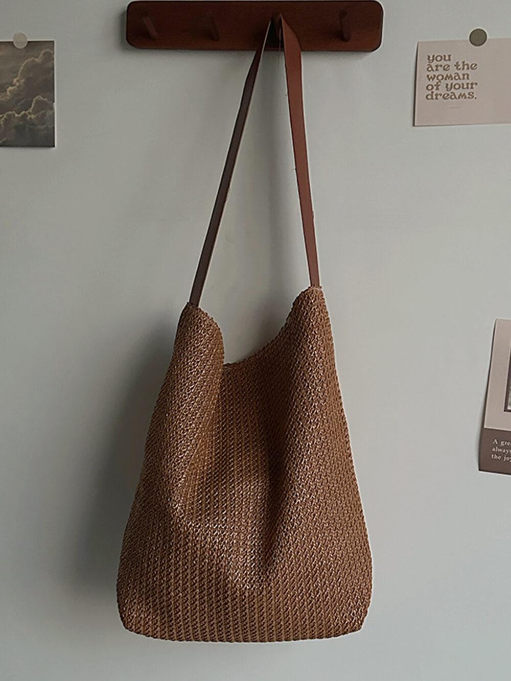 Borsa a Spalla in Paglia per Vacanze