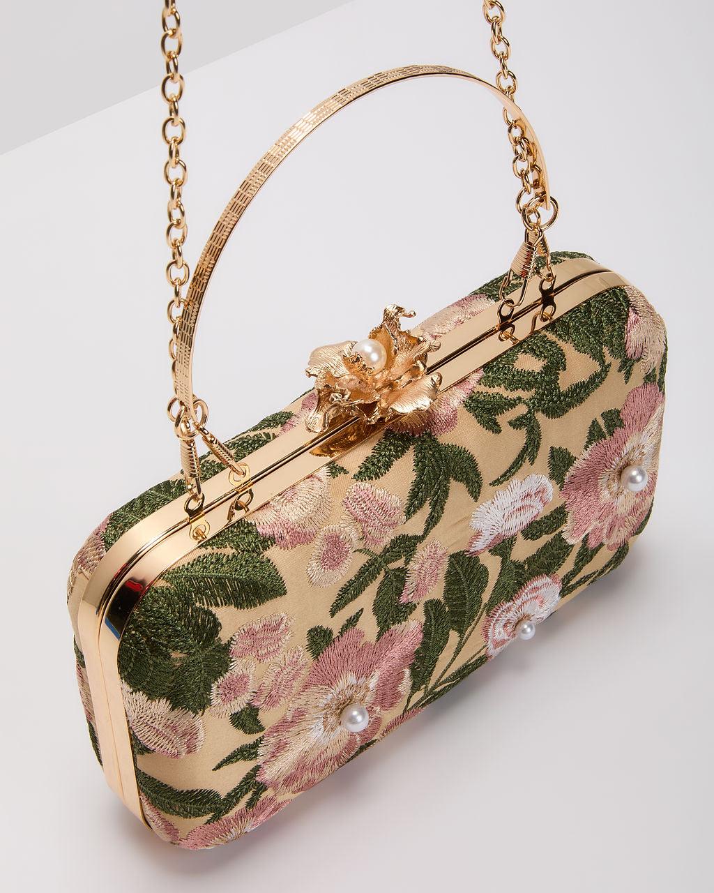 Clutch Rigida Ricamata Freesia