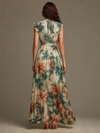 Grace | Chiffon Tropicale Dipinto