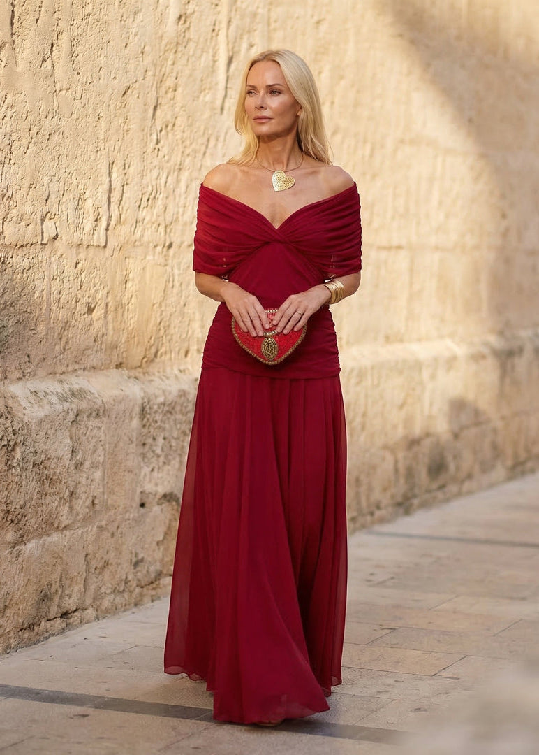 Harper | elegante abito rosso