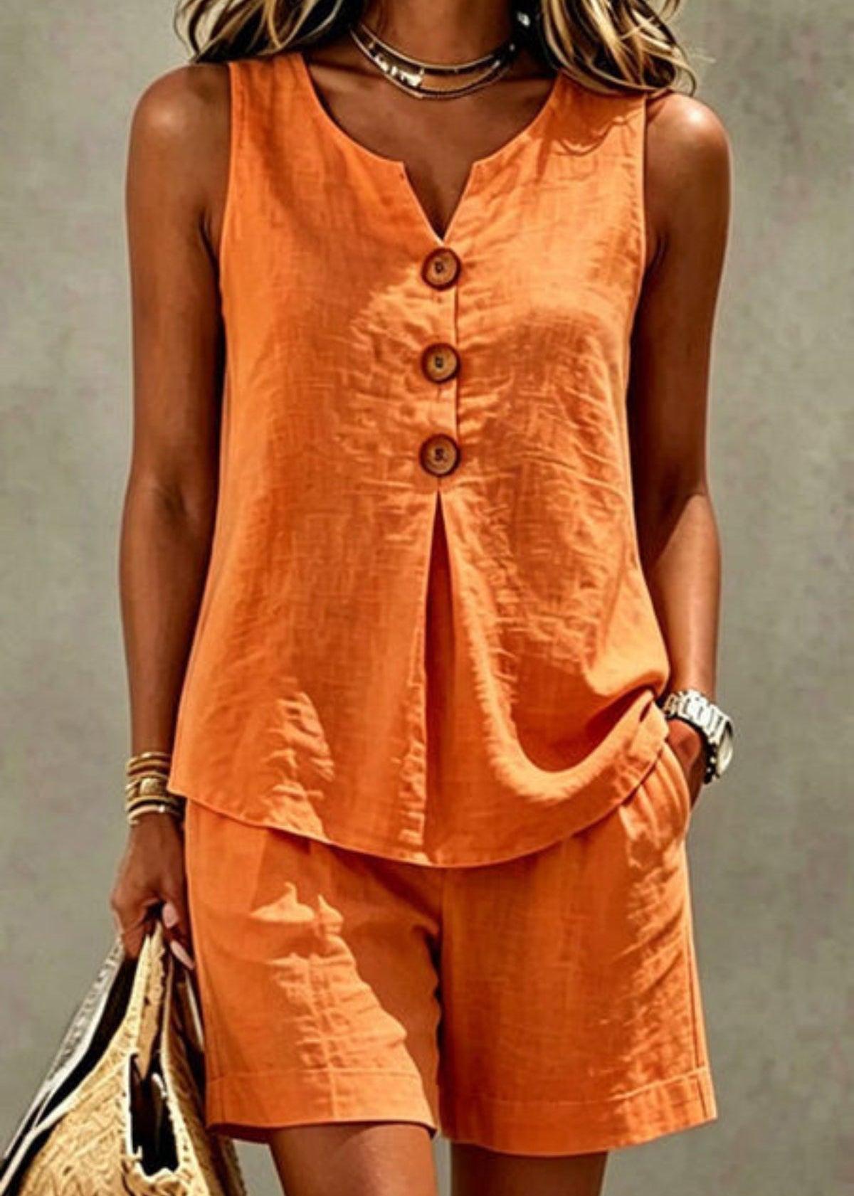 Solana | Completo con Camicia e Pantaloncini